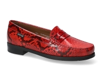 chaussure mephisto mocassins neda rouge